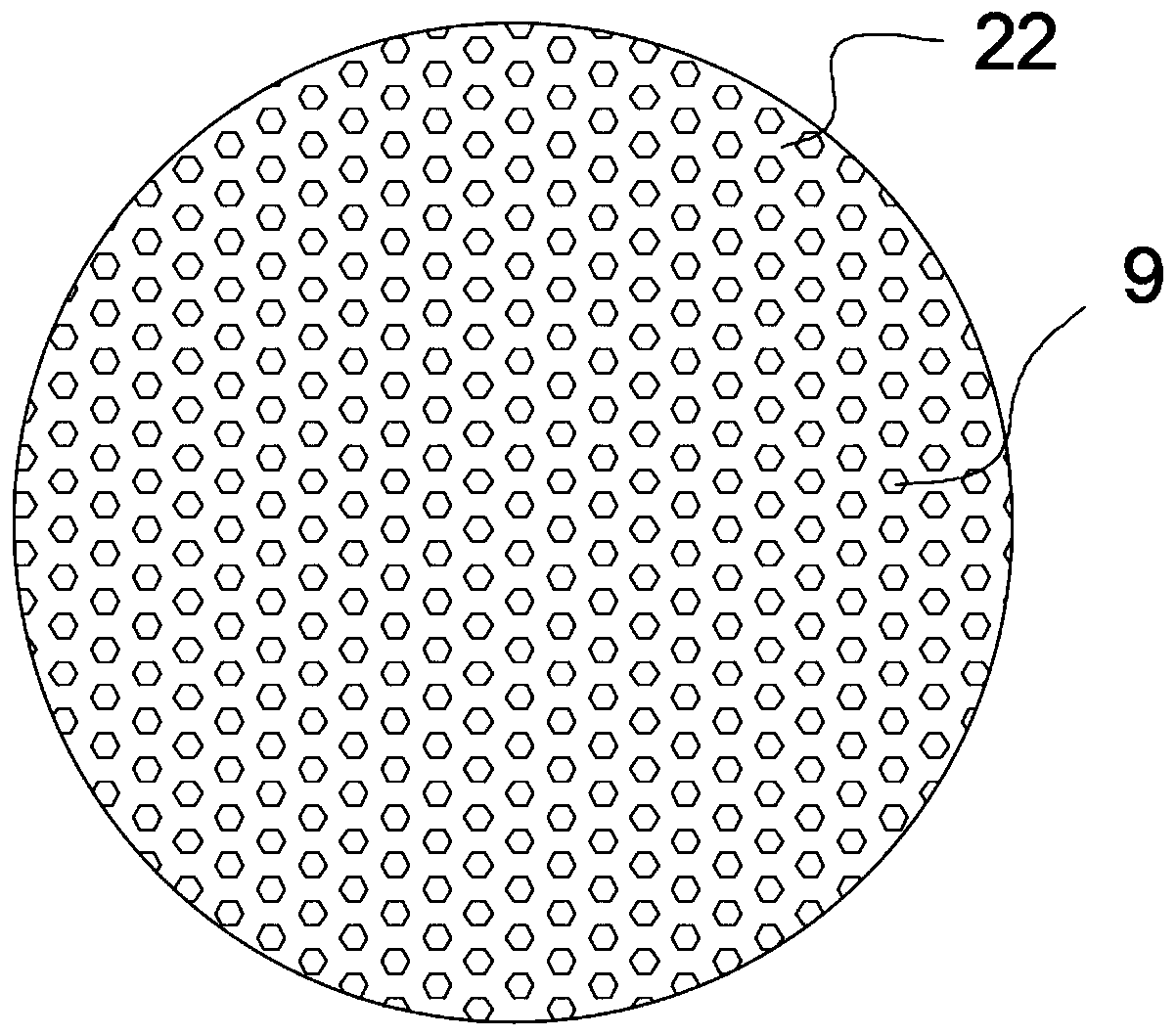 A multi-stage energy-saving aeration ecological filter bed for sewage treatment