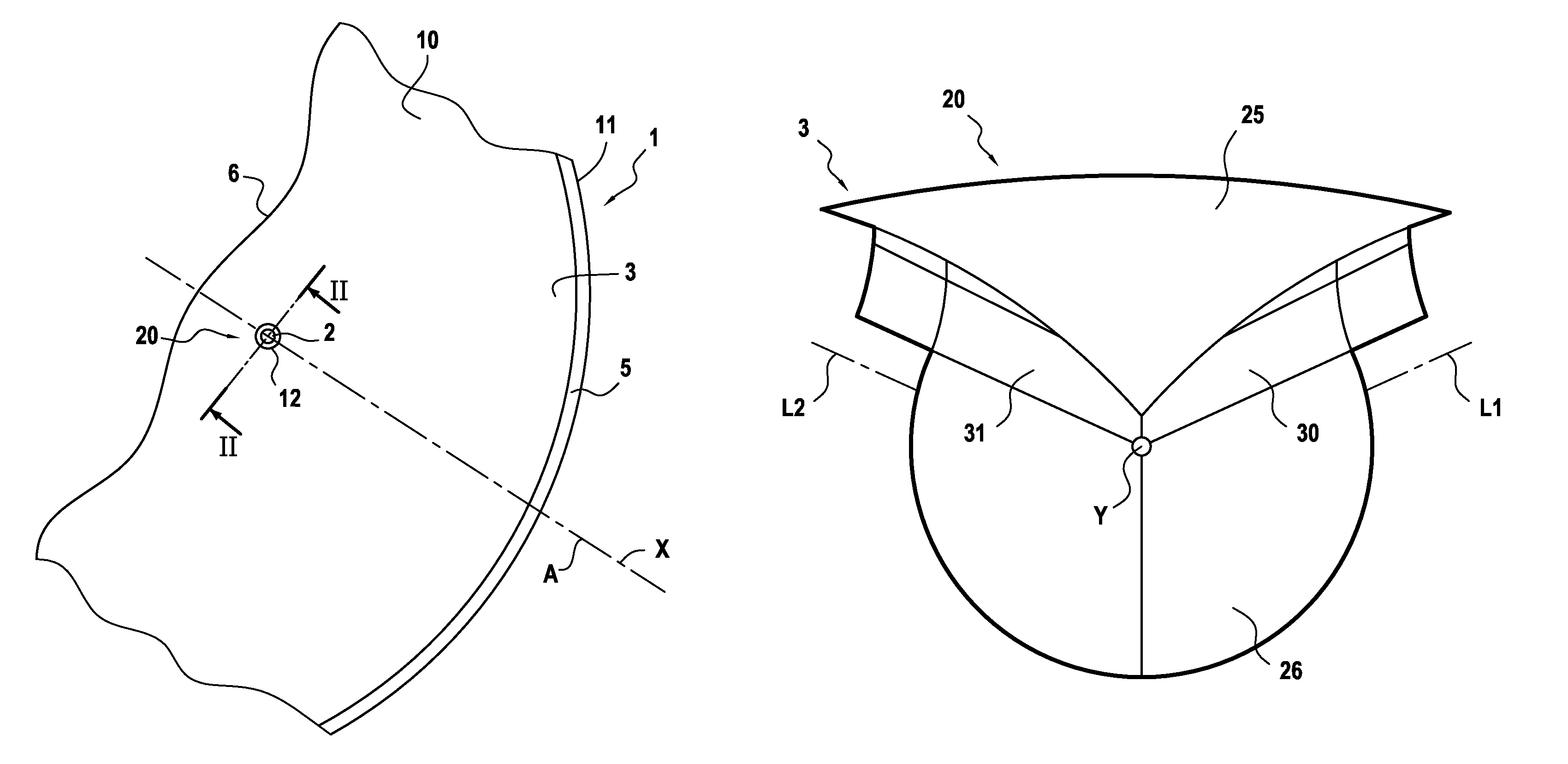 Light guide with coupling portion having a plurality of reflective facets
