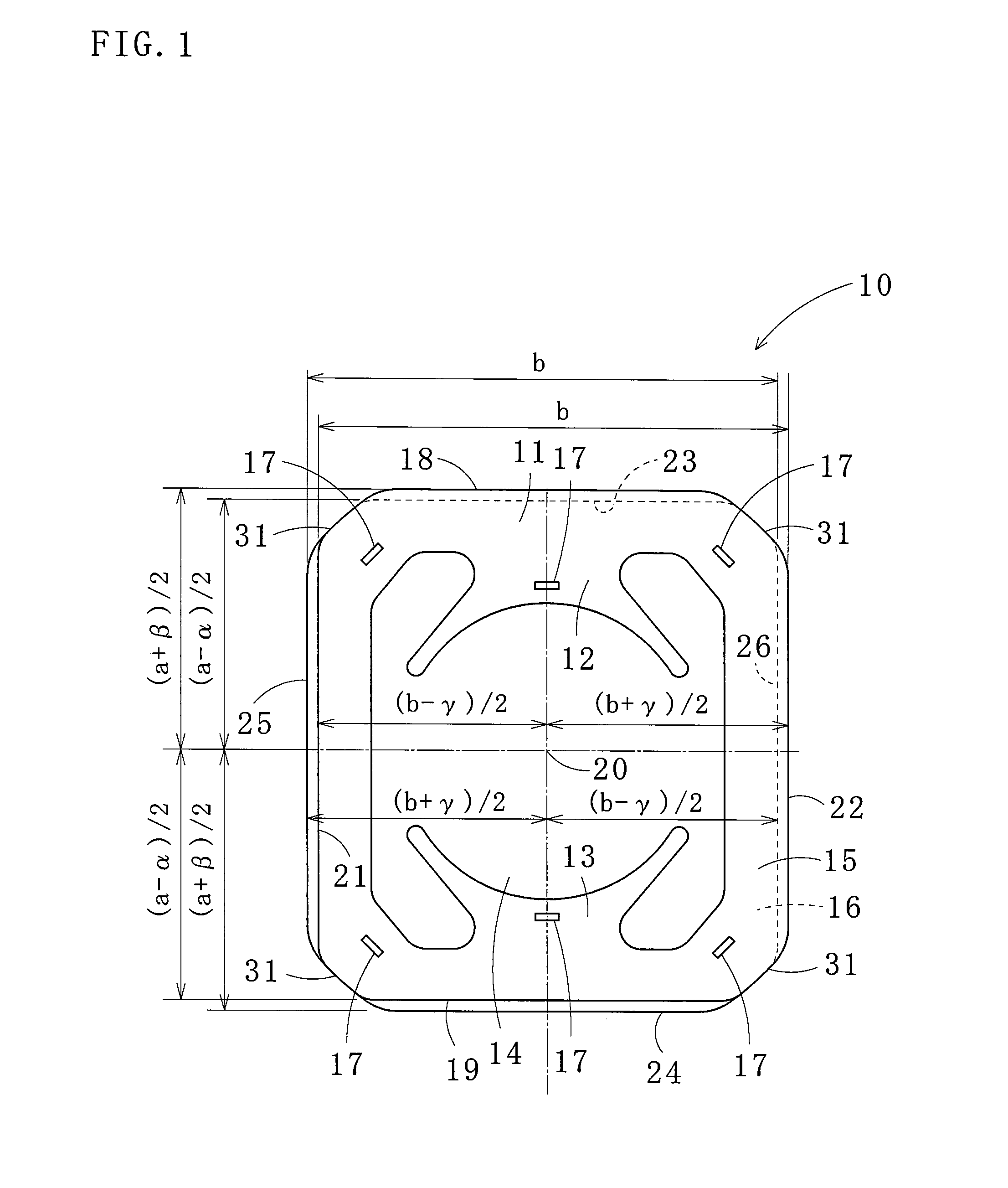 Laminated stator core and method for manufacturing the same