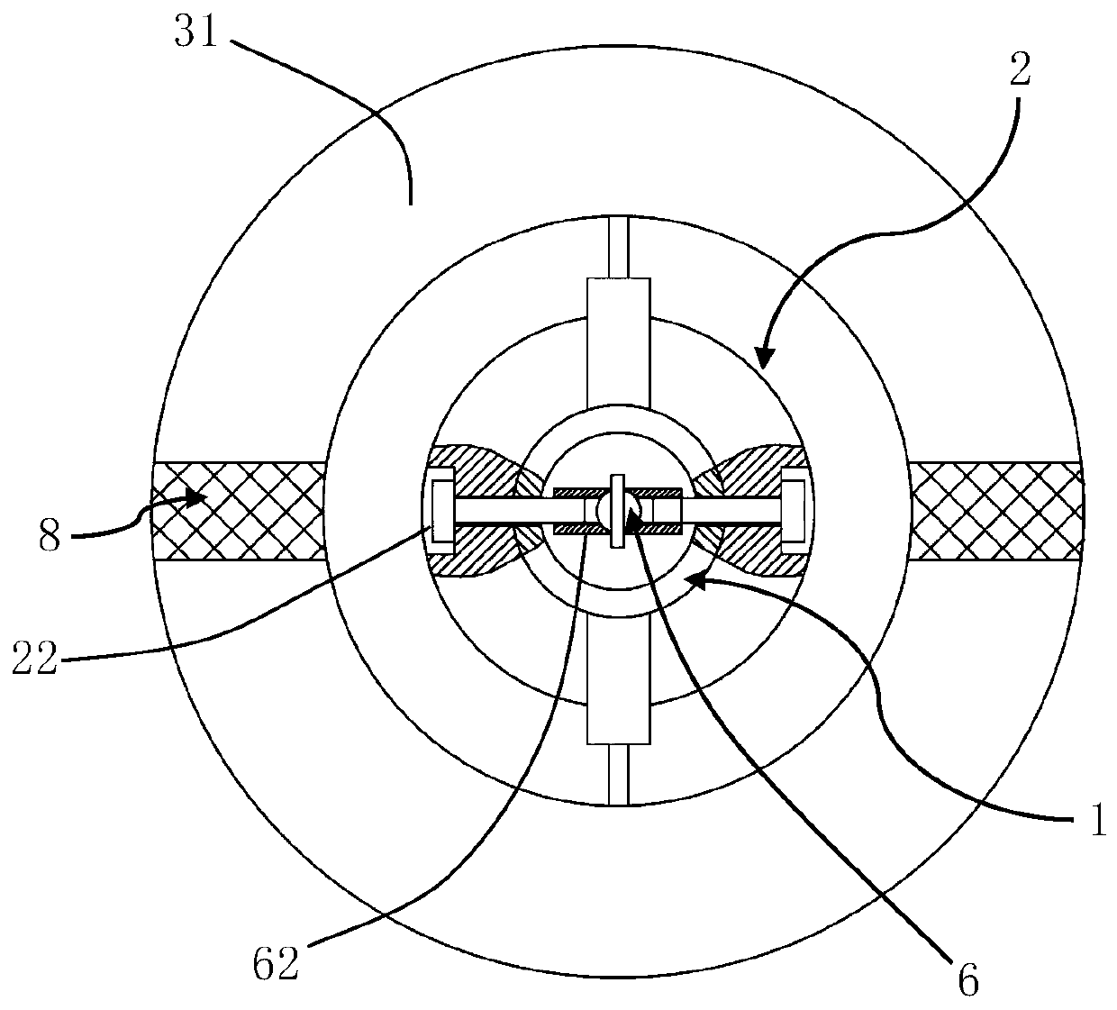 Spinning yarn arrangement device