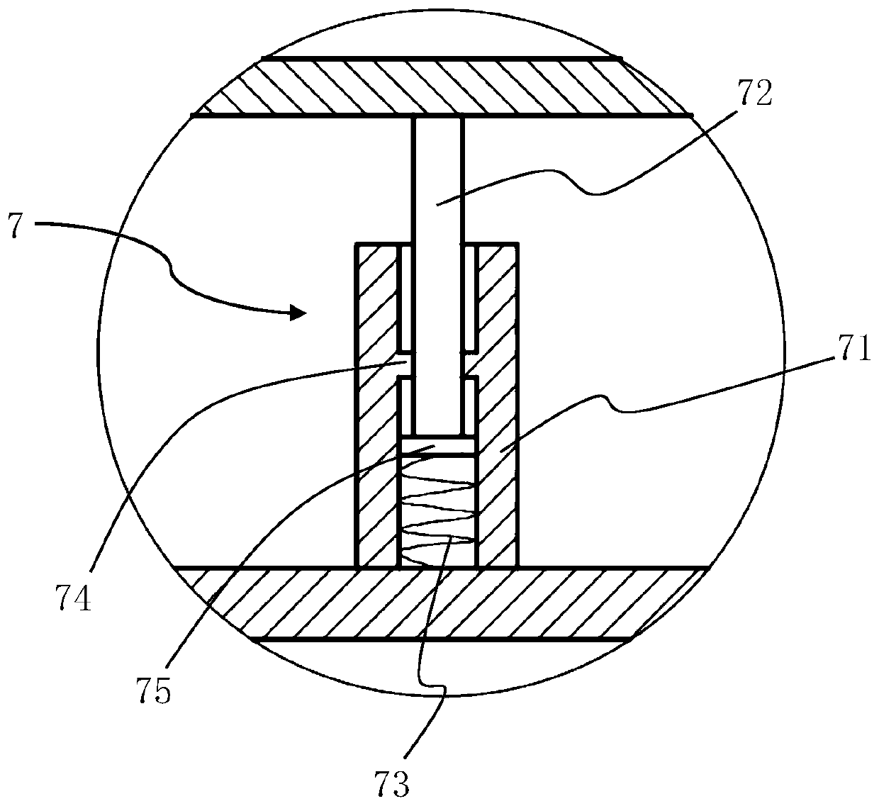 Spinning yarn arrangement device