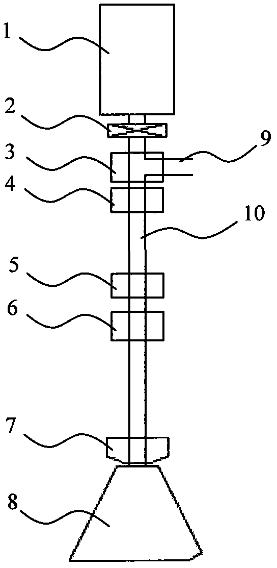 Electronic irradiation accelerator with titanium film protecting function