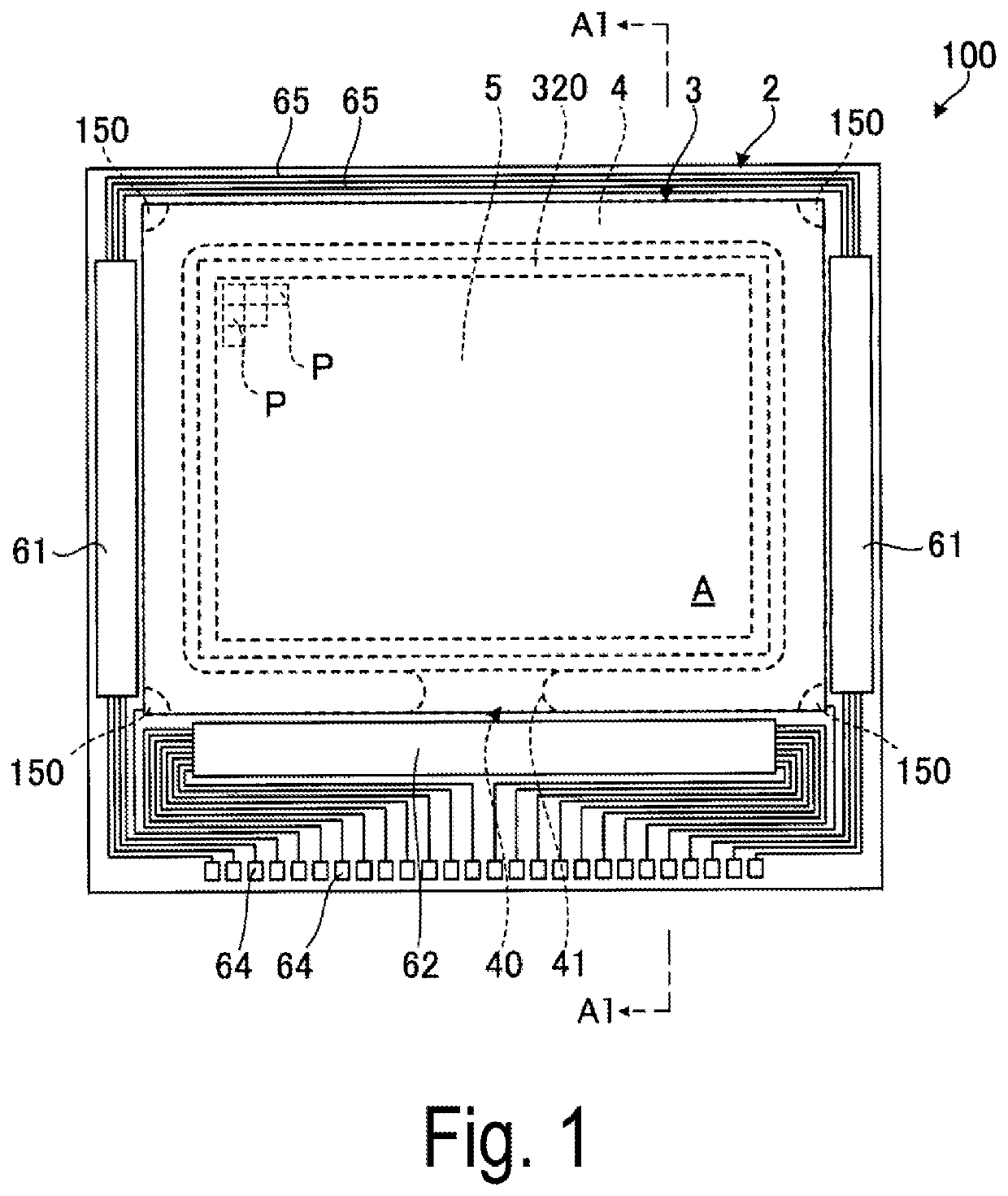 Transmissive-type liquid crystal display device and electronic apparatus