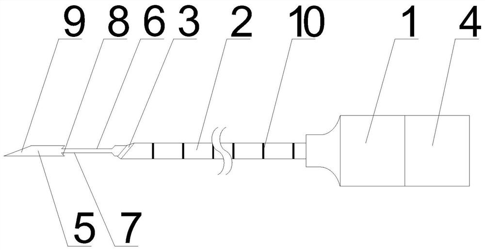 Double-groove tissue biopsy needle