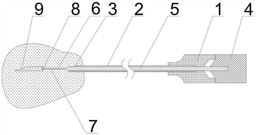 Double-groove tissue biopsy needle