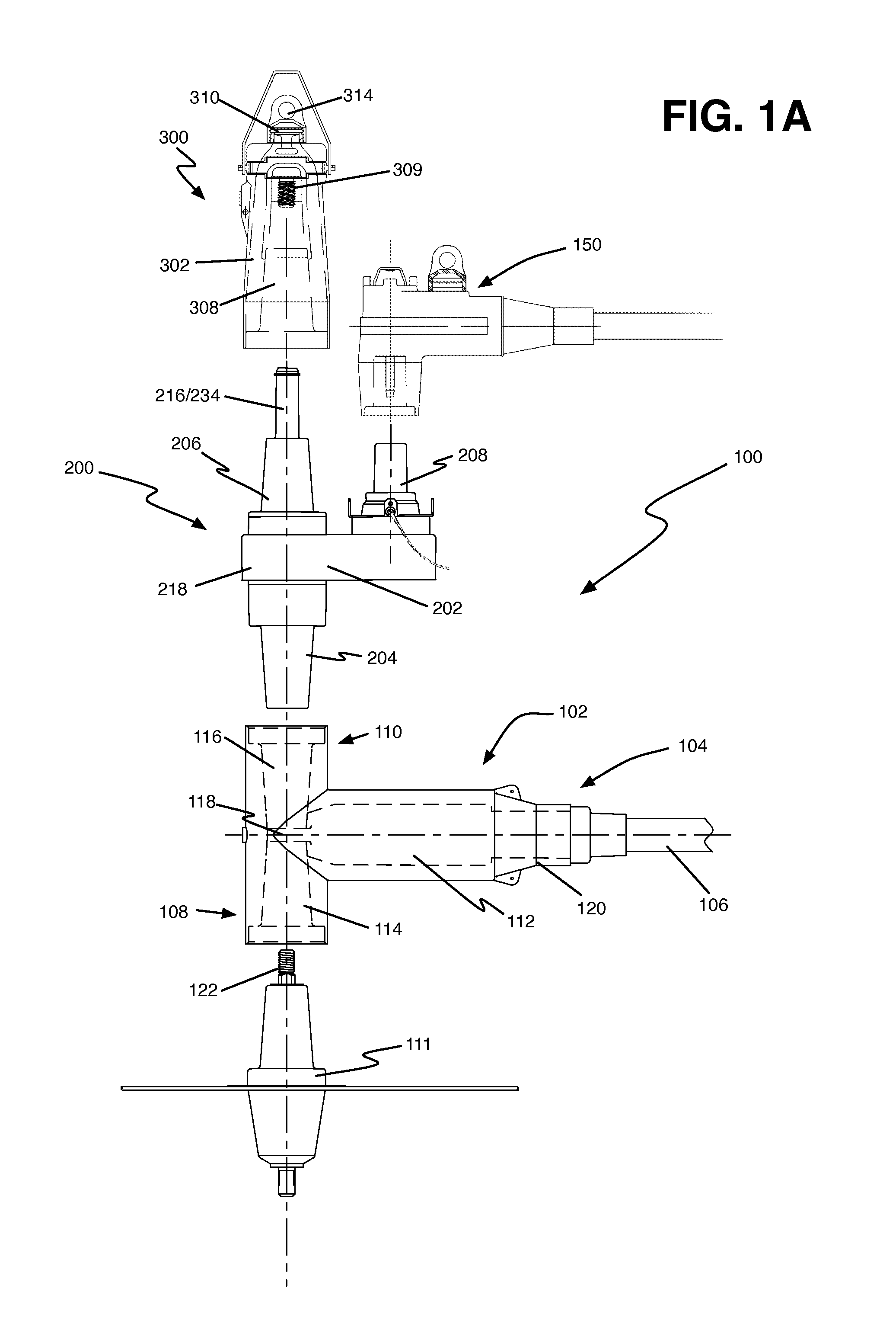 Grounding link for electrical connector mechanism