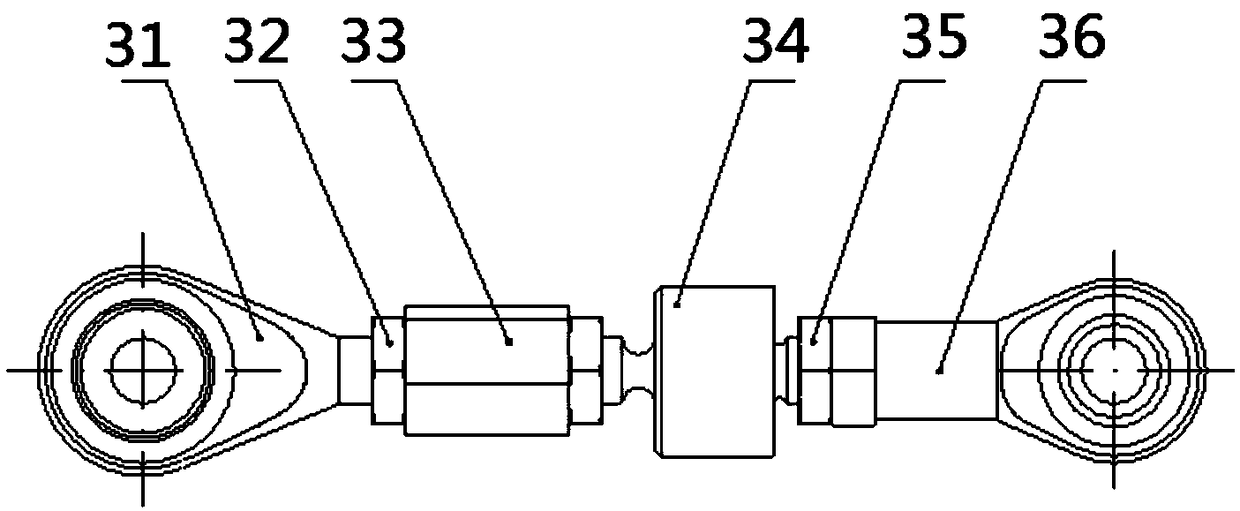 Three-dimensional force measurement platform capable of laterally sliding