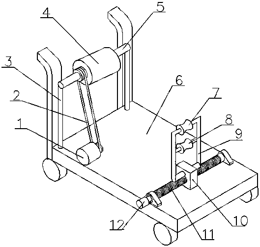 Automatic take-up and pay-off device