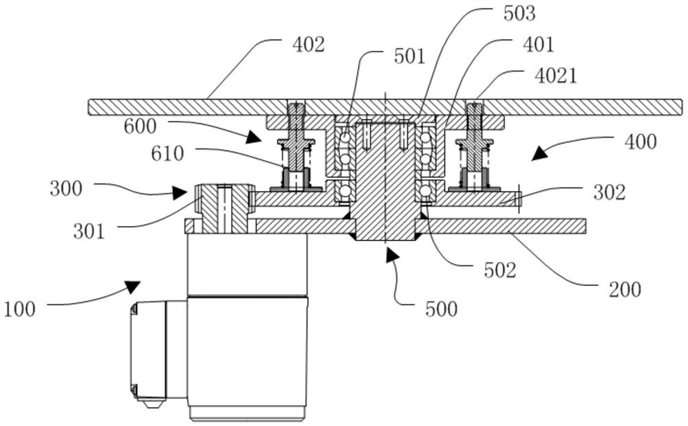 Turntable structure