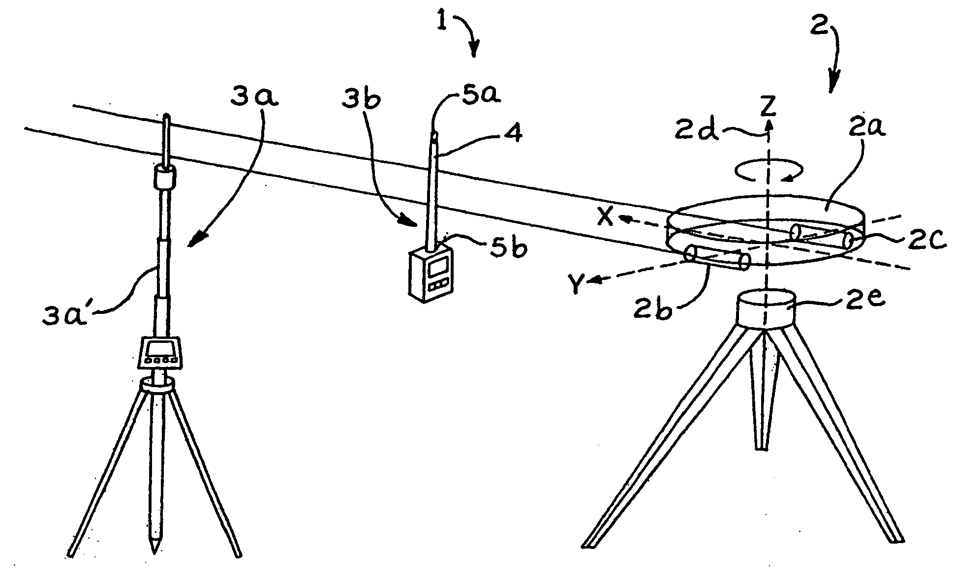Measuring device and measuring method for determining distance and/or position