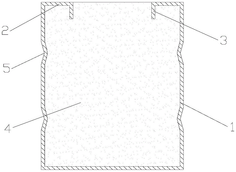 A composite building support and its manufacturing method