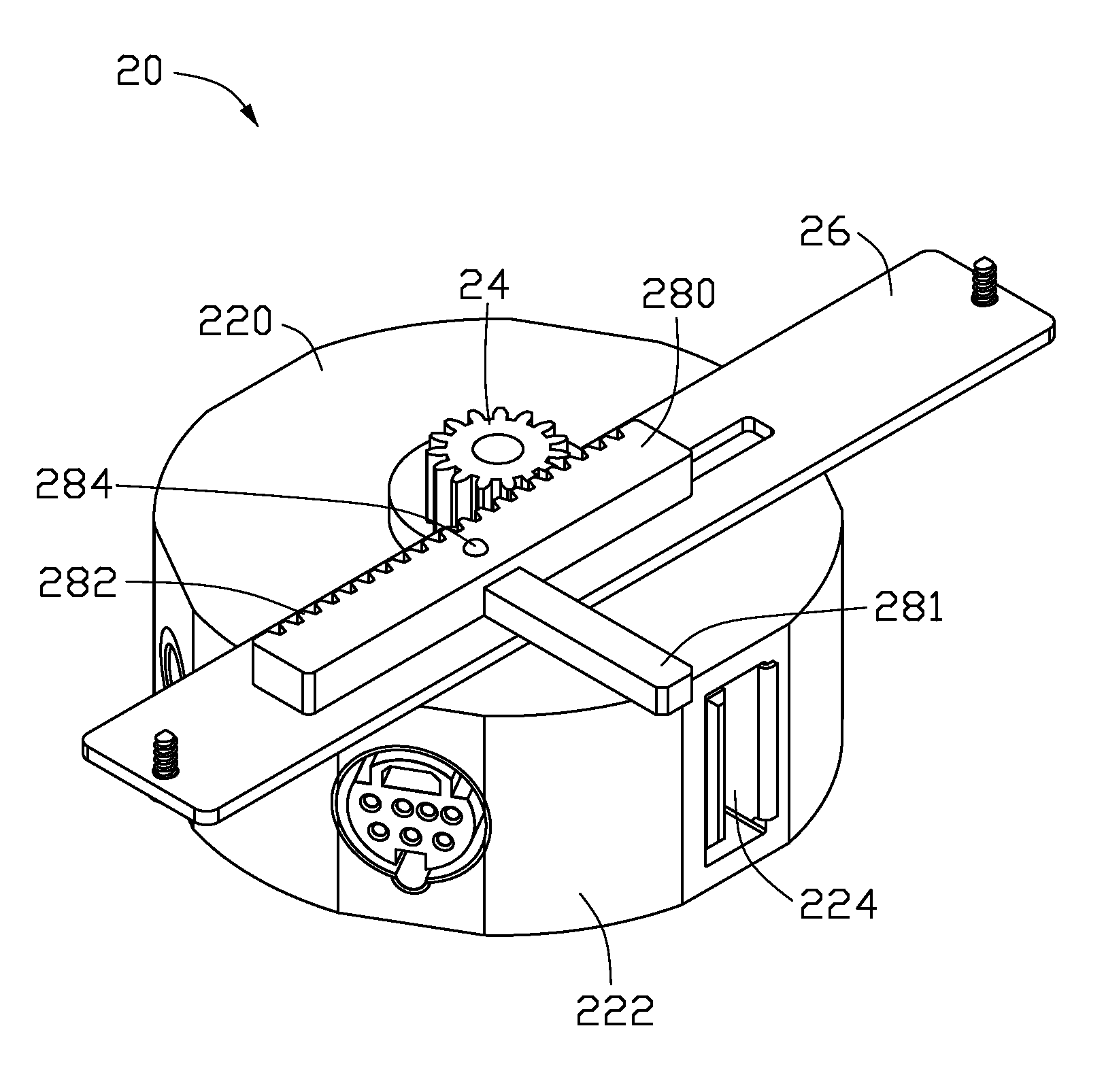 Connecting device and electronic device having same