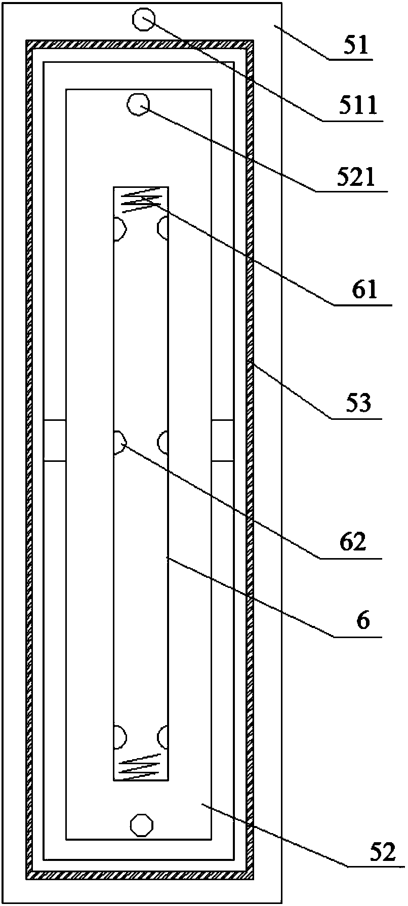 Anti-attenuation aging detection apparatus for luminescent materials