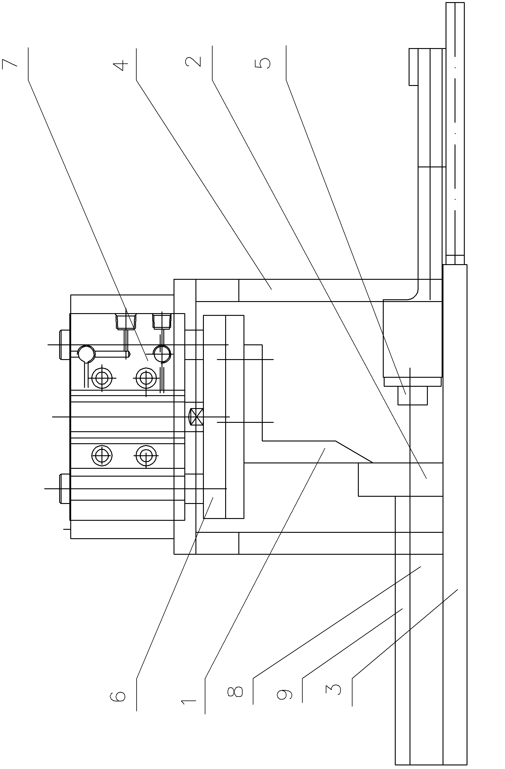 Machine for automatically cutting PIN feet