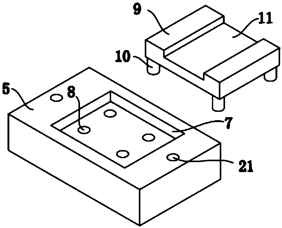 Auxiliary supporting frame for communications engineering