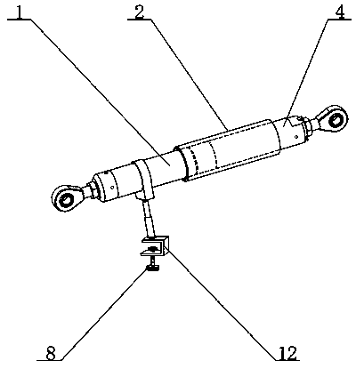 Unidirectionally adjustable canopy pull rod and use method