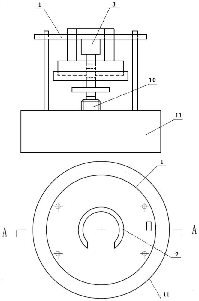 Friction sensitivity test mechanical pressurizing device