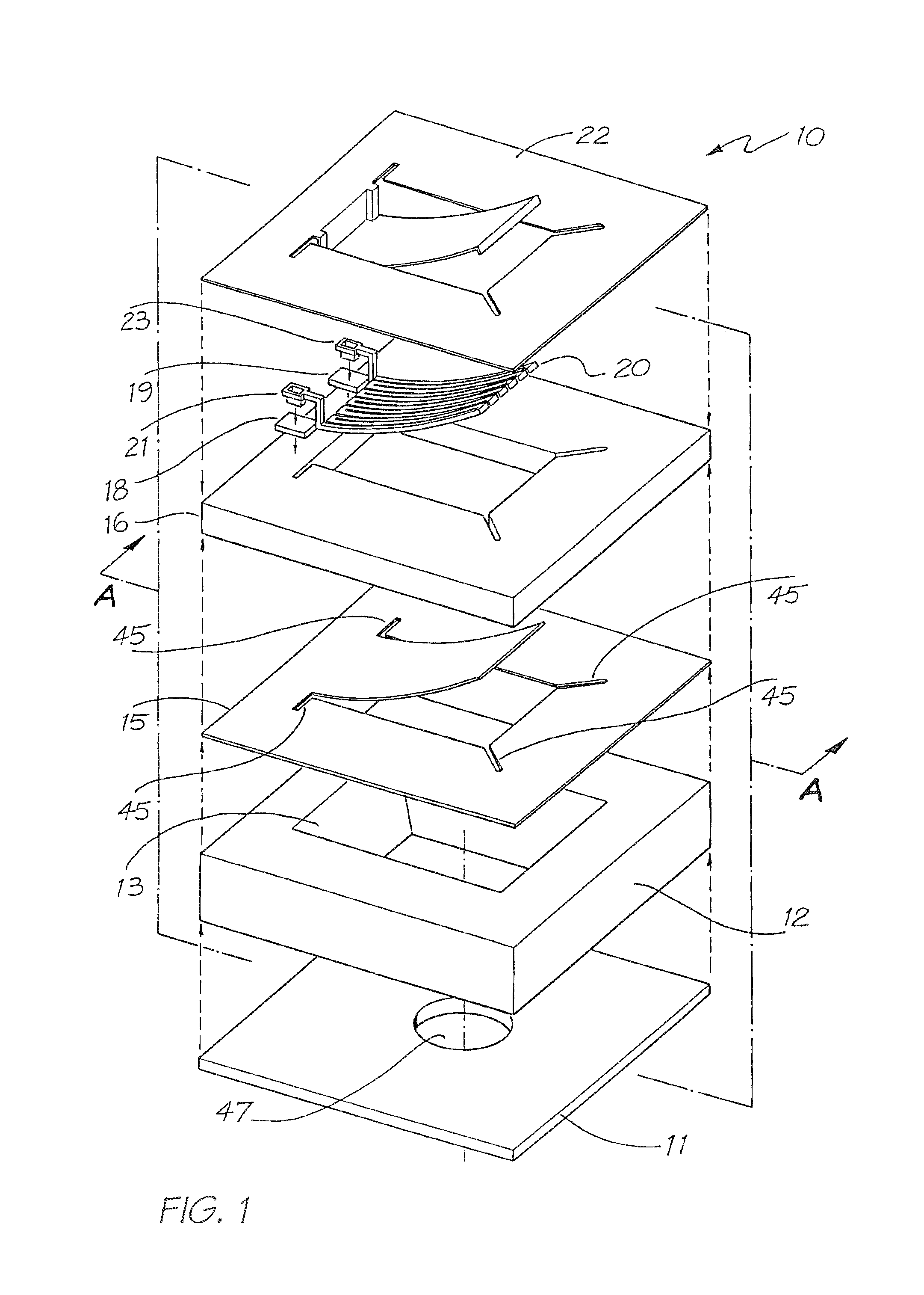 Printhead IC With Low Velocity Droplet Ejection