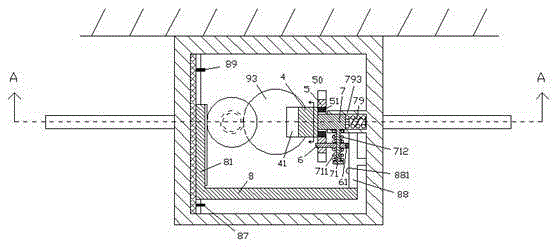 Computer display device assembly having a limitation sensor