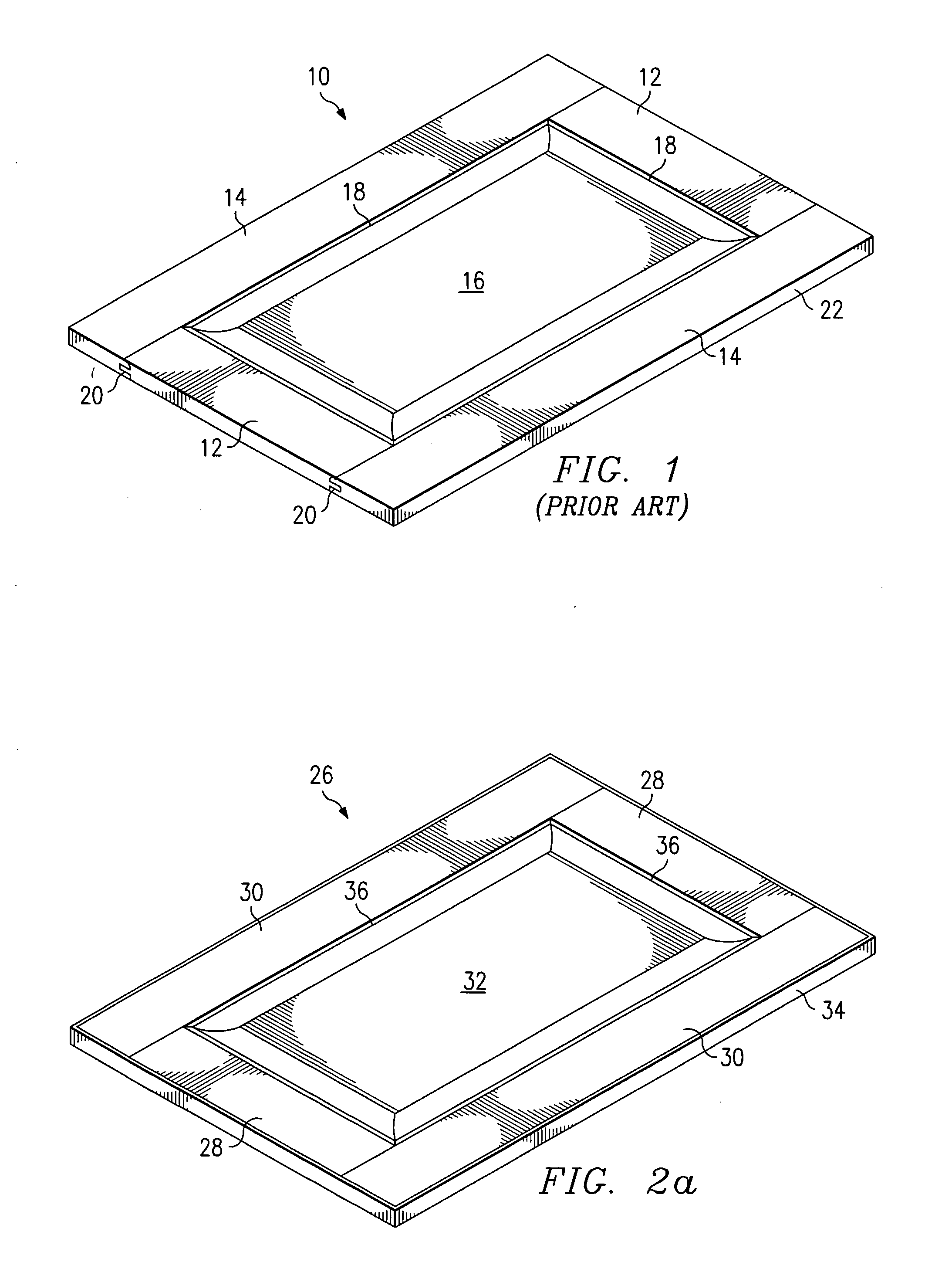 Veneered raised panel element and method of manufacturing thereof