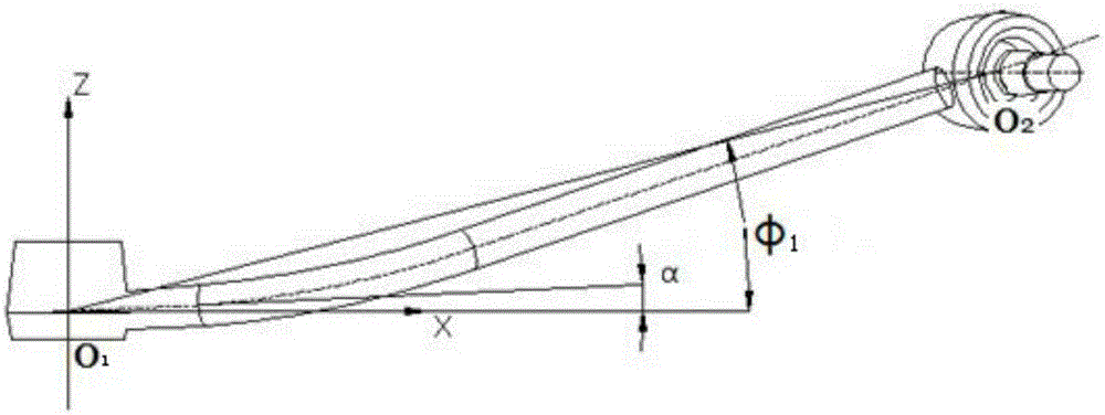 A straight pull rod assembly device without axial torsion damping