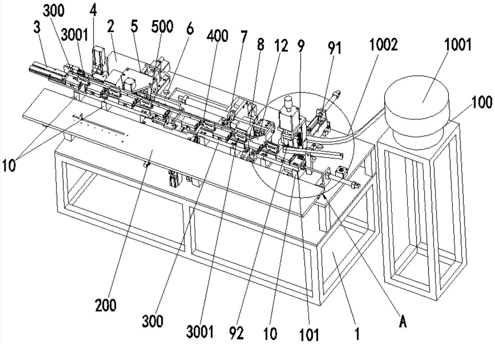 An assembly and welding process for multimedia wire rods and an automatic assembly and welding machine