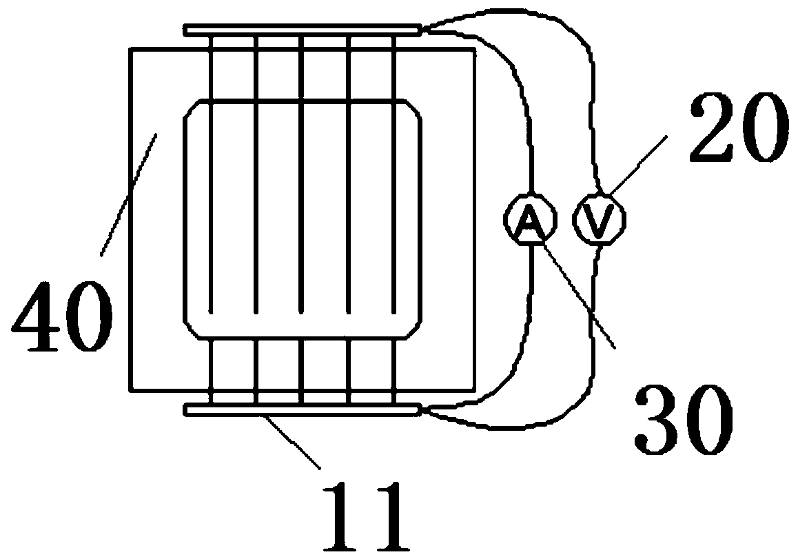 Photovoltaic module electrical performance test system and test method