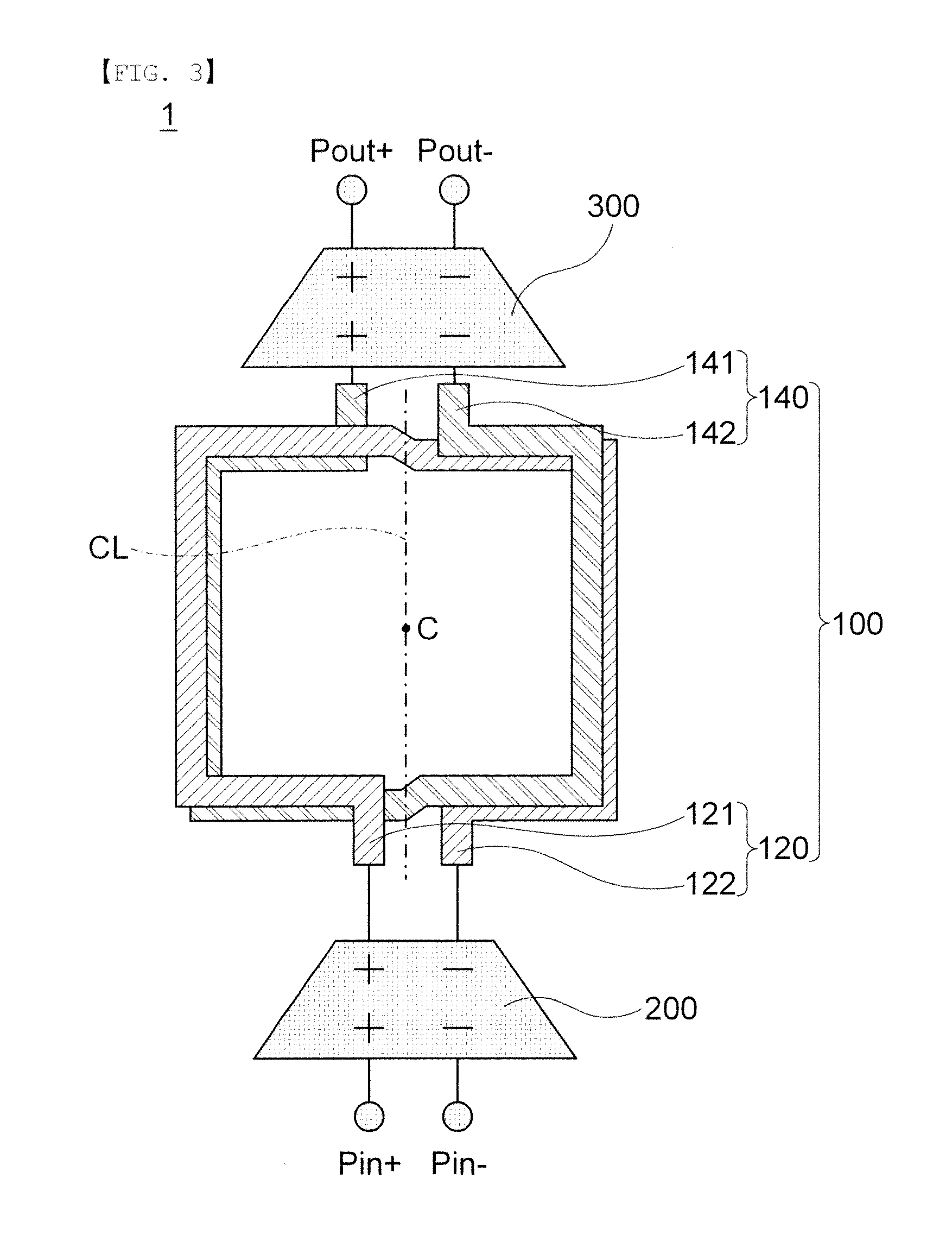 Transformer and CMOS power amplifier including the same