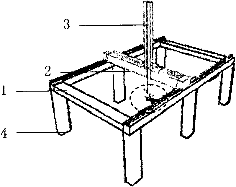 Dummy laser processing procedure geometric simulation method