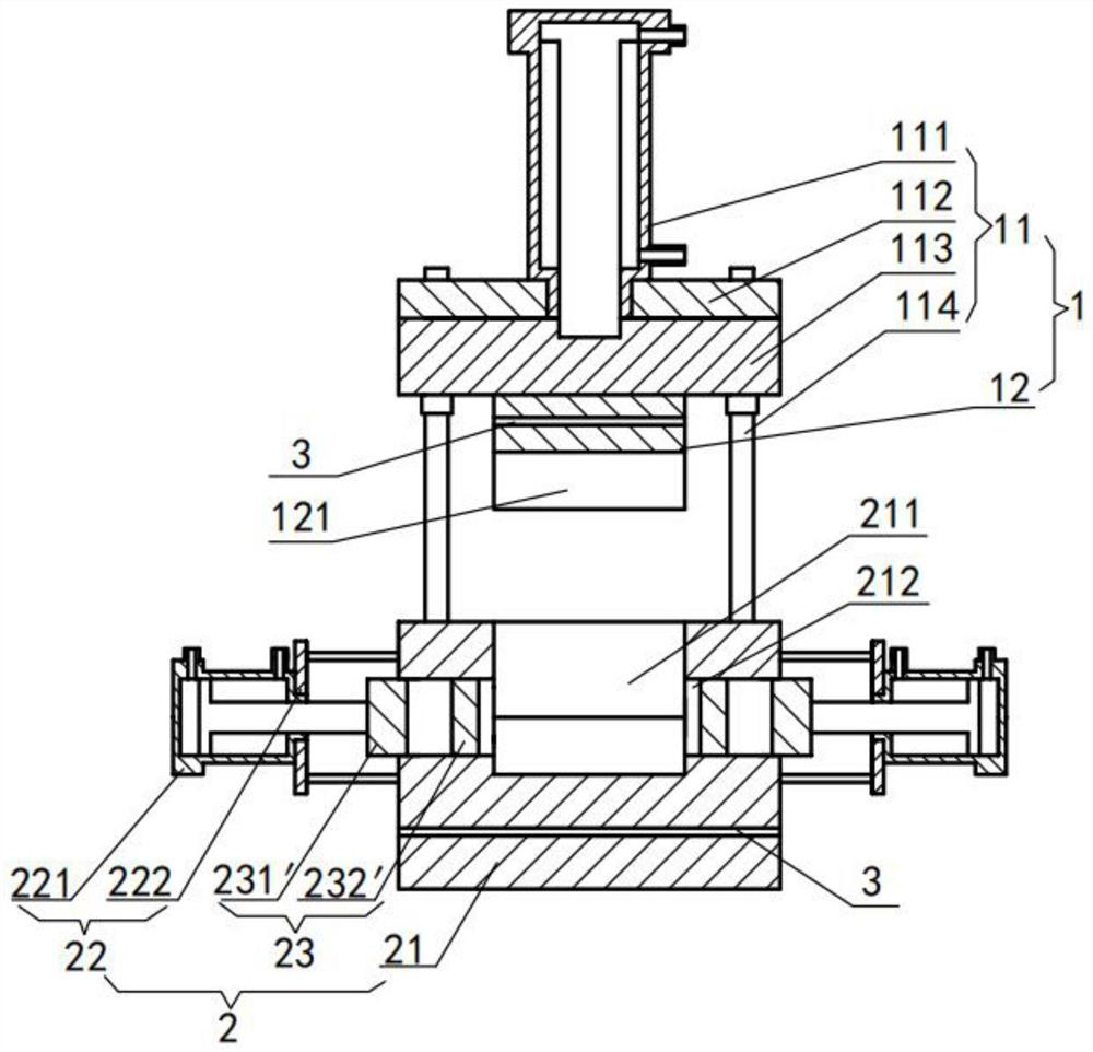 A kind of ultra-high molecular weight polymer shaped parts forming equipment with controllable orientation