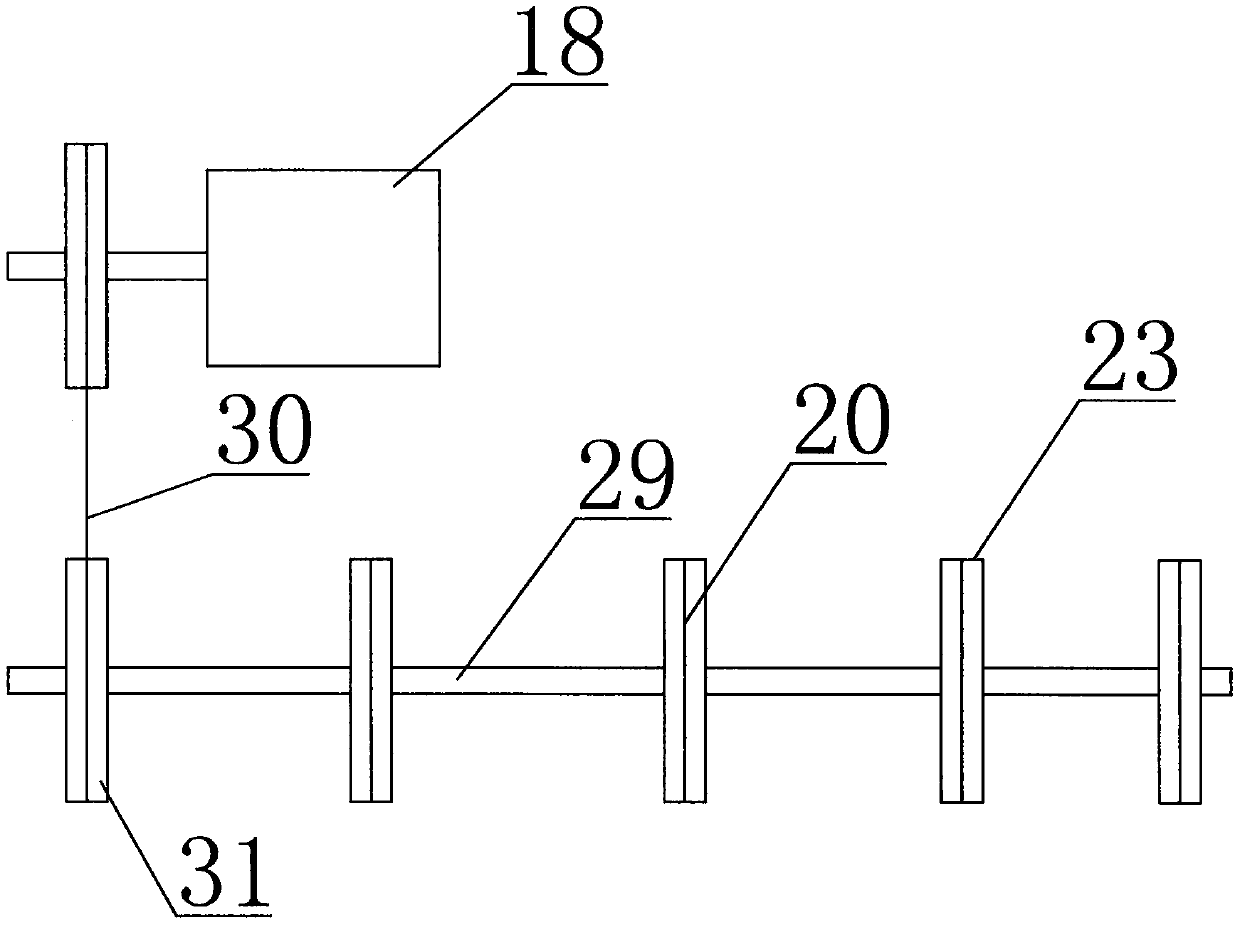 Gasifying grey water hardness-removing turbidity-lowering device and process method