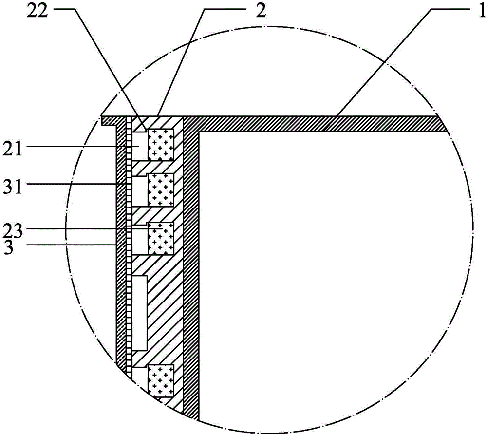Easy-to-pre-maintain LED (light-emitting diode) display screen module structure
