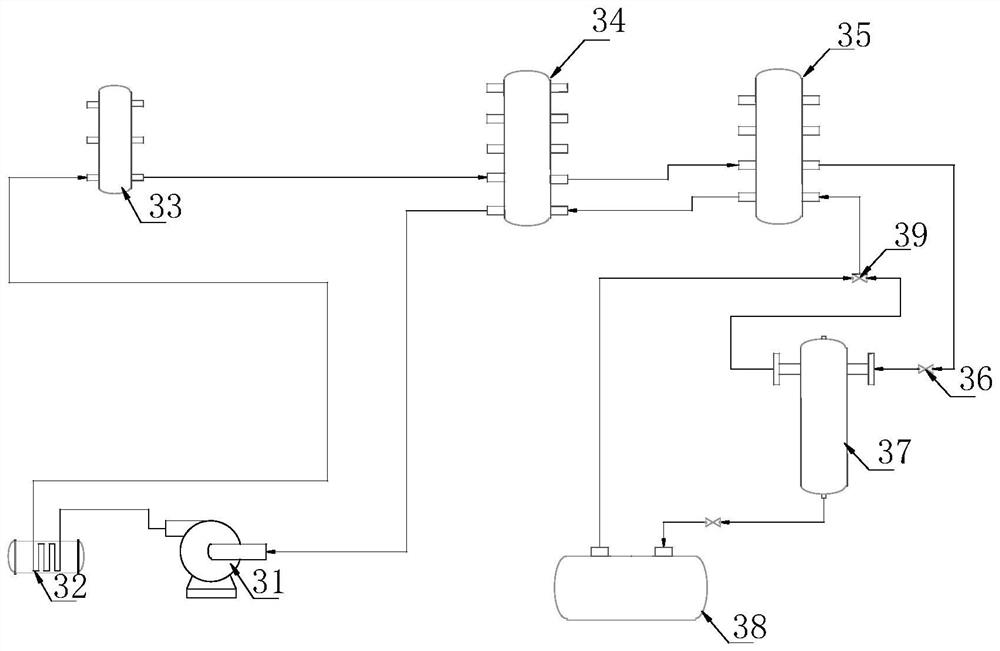 BOG reliquefaction circulating system for LNG (Liquefied Natural Gas) ship based on mixed working medium refrigeration technology