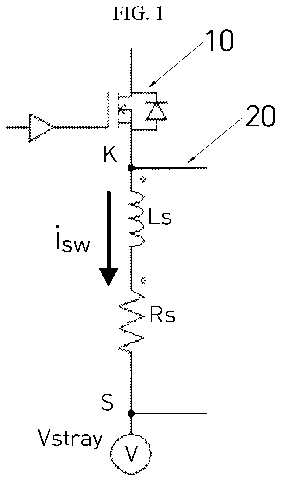 Apparatus and method for reducing temperature influence in measuring switching current