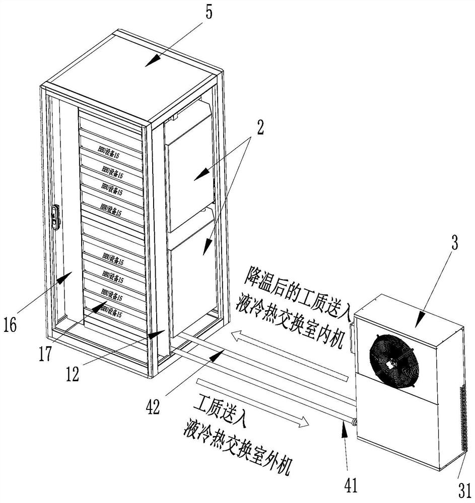 Liquid-cooled heat exchange system