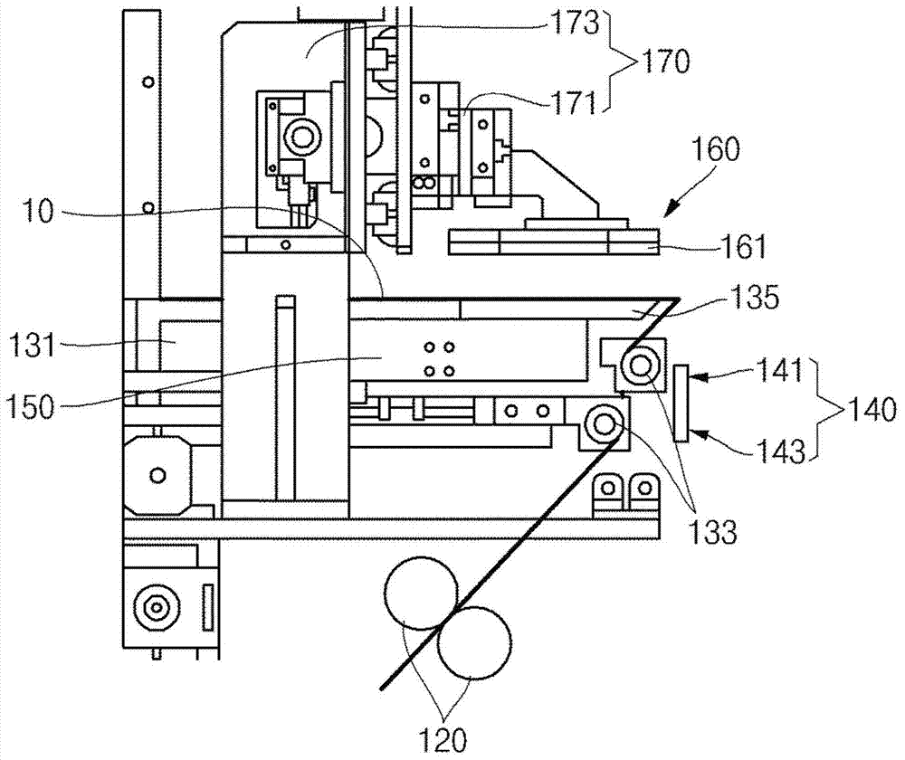 Automatic system for attaching label