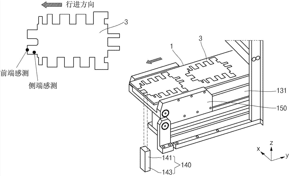 Automatic system for attaching label