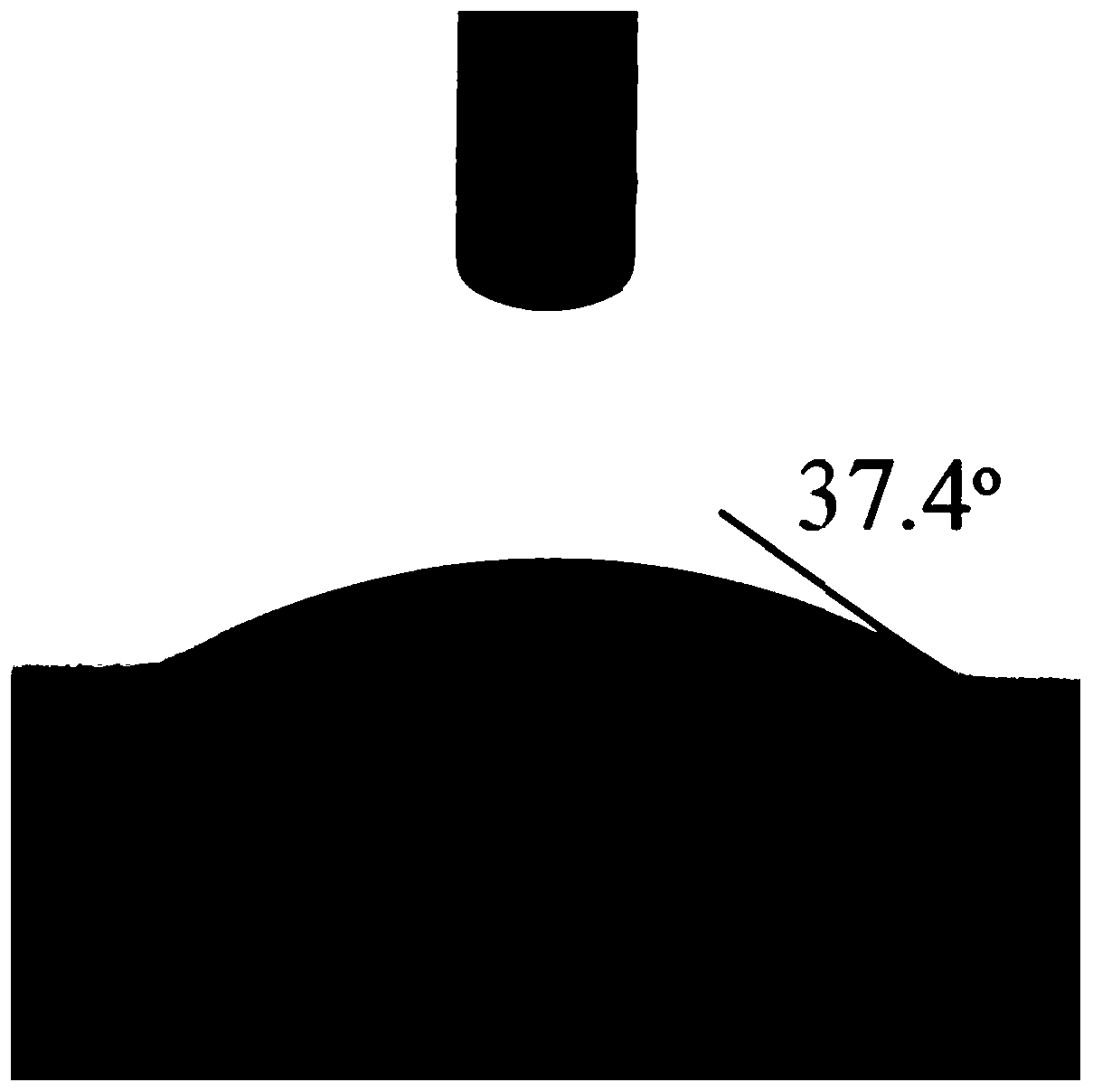 Silicon wafer surface treatment method for graphene in-situ growth