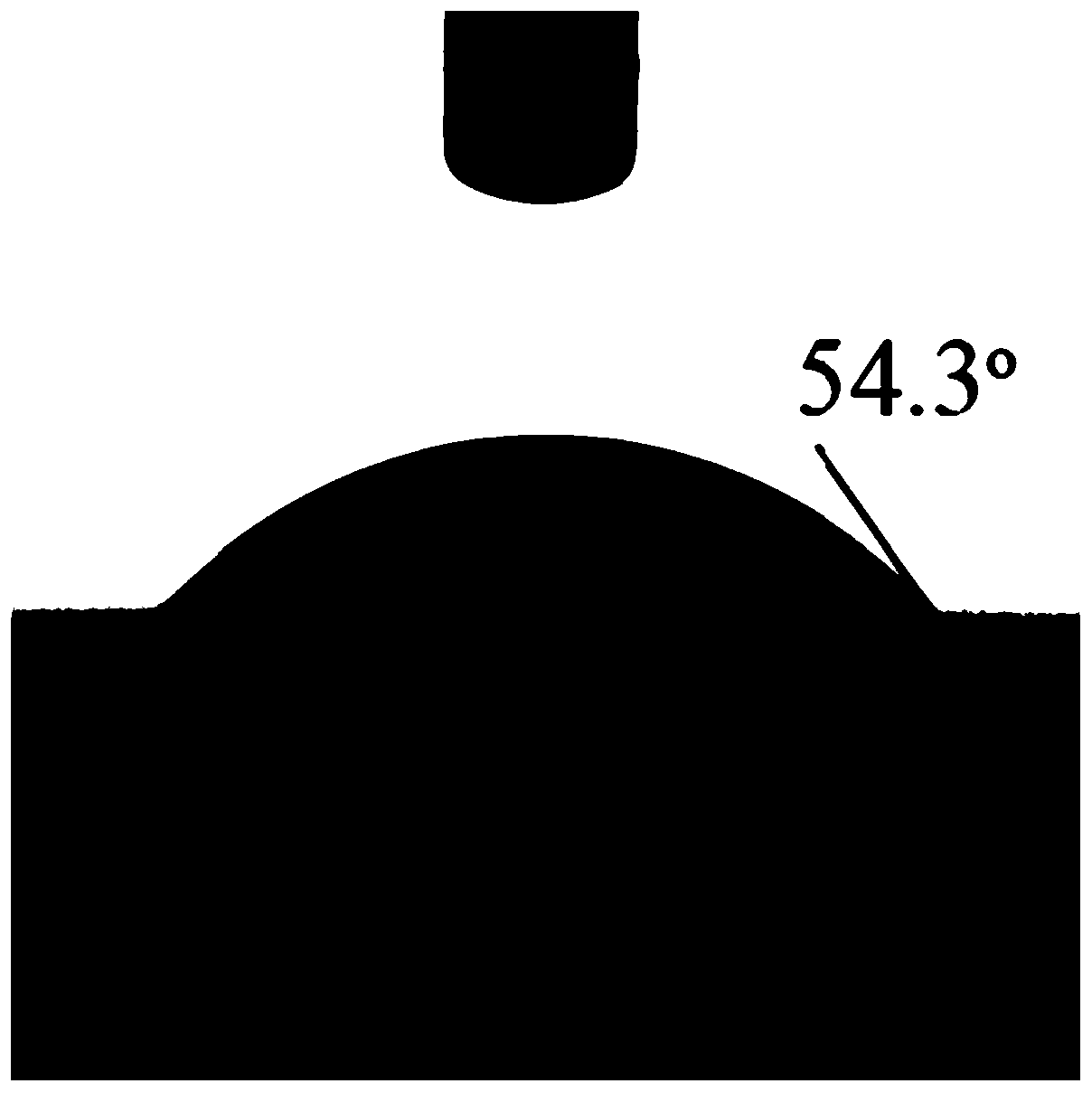 Silicon wafer surface treatment method for graphene in-situ growth