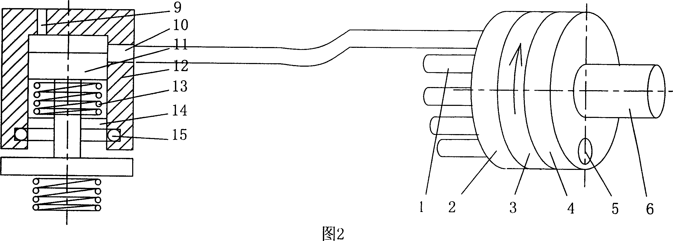 Hydraulic driver of internal combustion engine