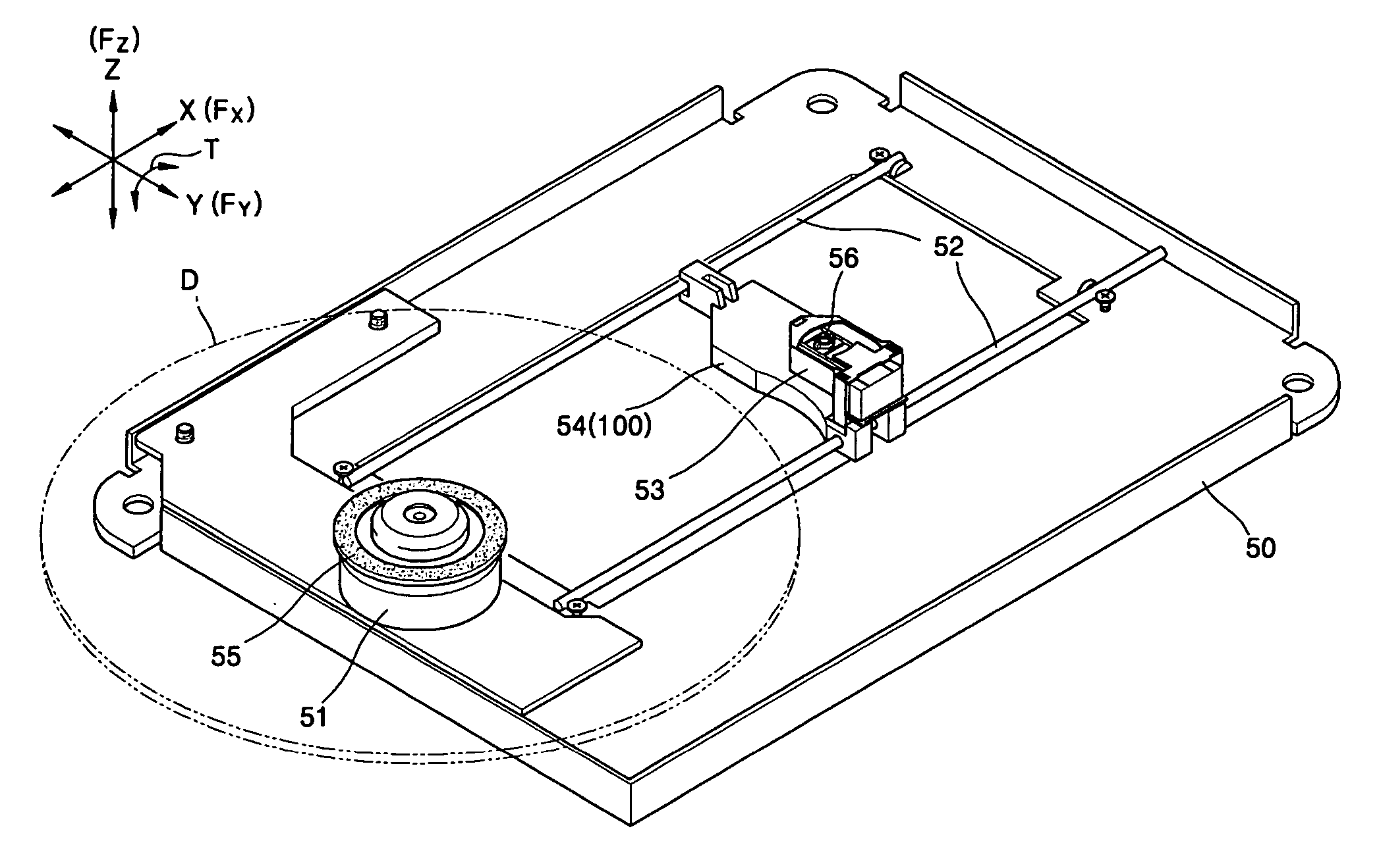 Optical pickup actuator and optical disk drive using the same and method