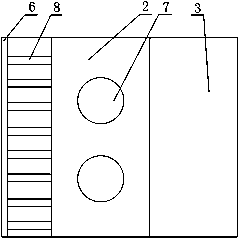 A right-angle cement premix connecting column