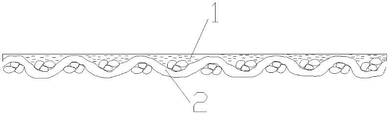 Washable polyaniline/terylene composite conductive fabric and manufacture method thereof