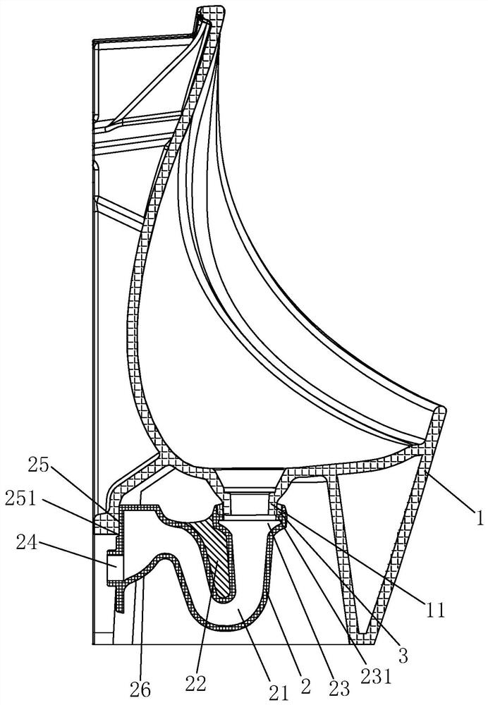 Urinal and manufacturing process thereof