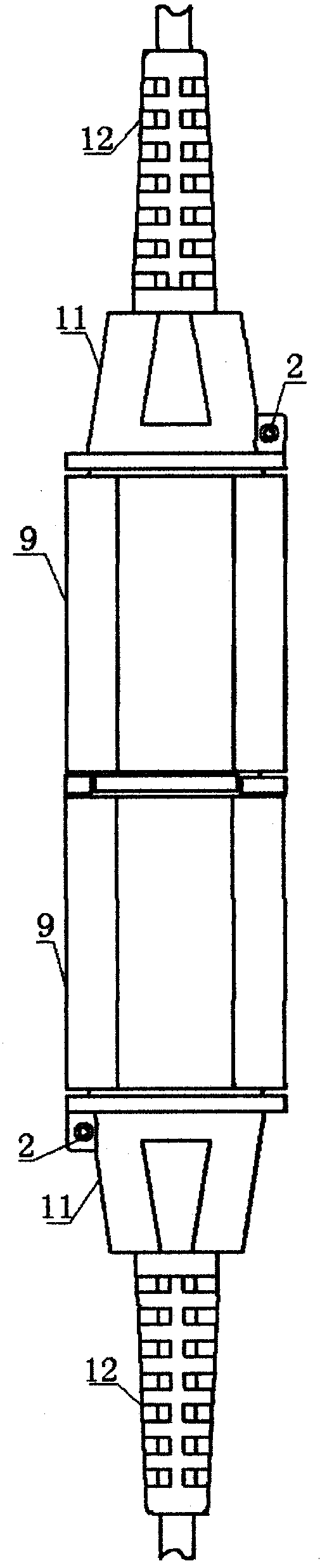 Quick-change connector for cable