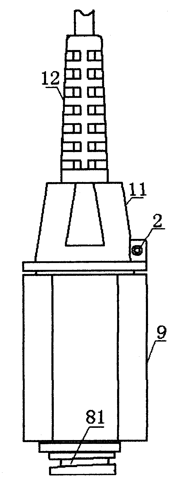 Quick-change connector for cable