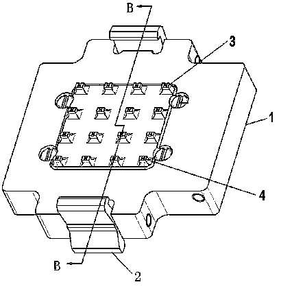 Ejector pin type integrated circuit testing fixture
