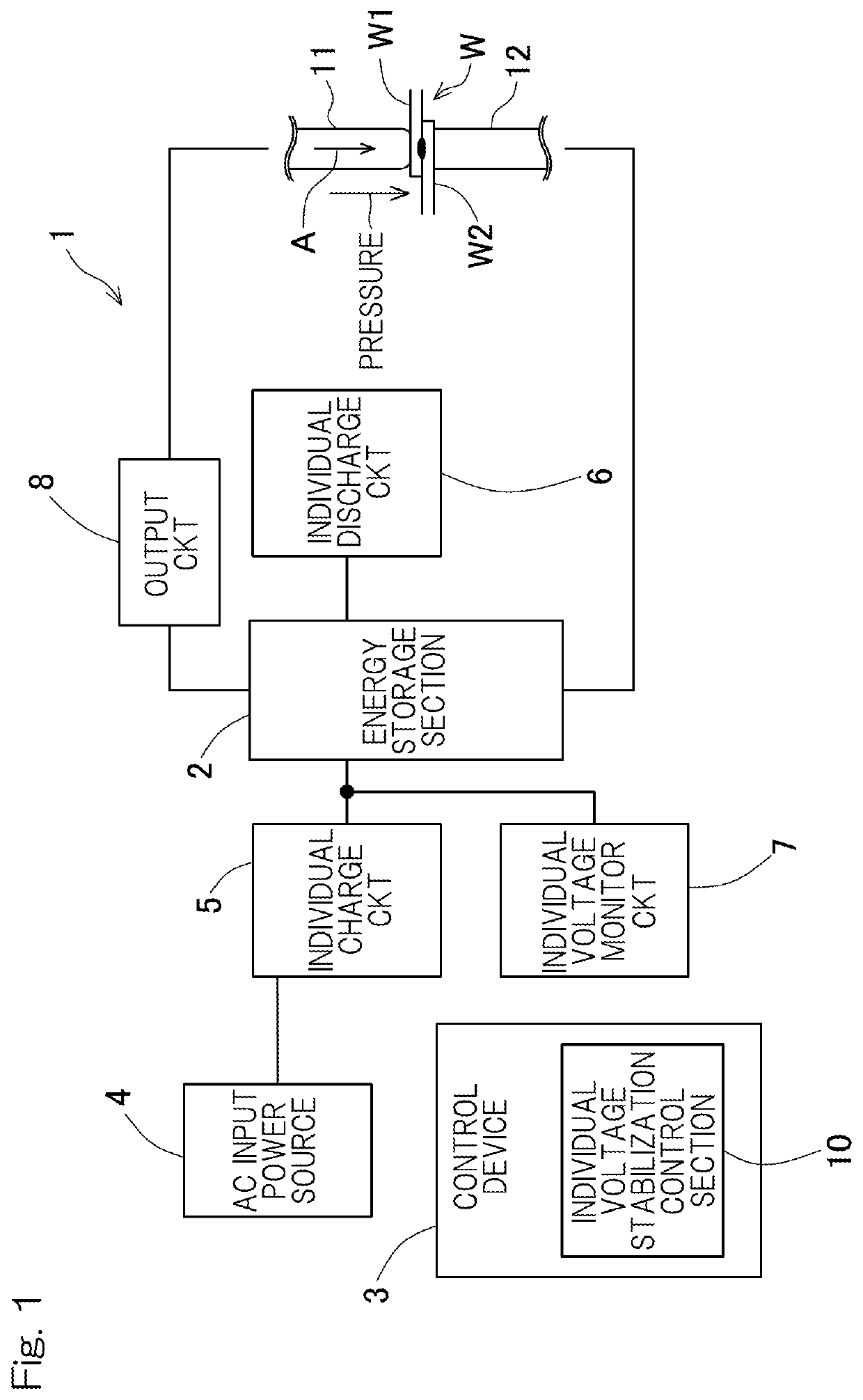 Electrostatic energy storage welding machine