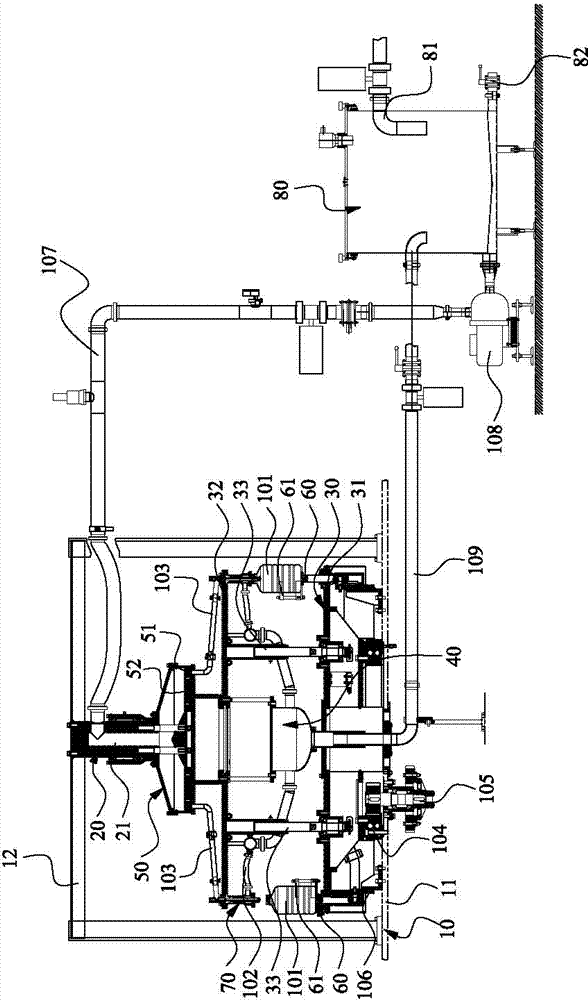 Central distribution quantitative filling machine