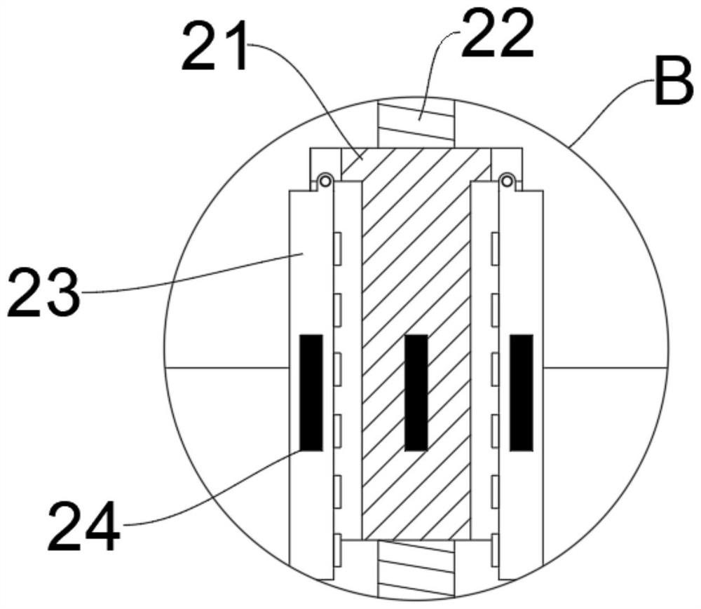 Portable water conservancy pipeline cleaning device